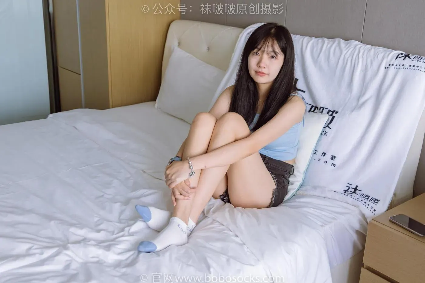 [BoBoSocks袜啵啵]NO.174 小甜豆-高跟长靴、白棉袜、裸足 [178P]插图4